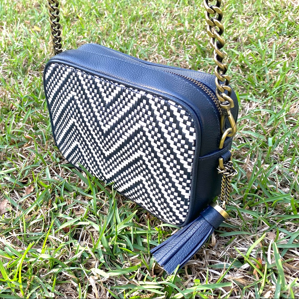 Michael Kors Woven Camera Bag (Minor Scuffing, New Store Return)